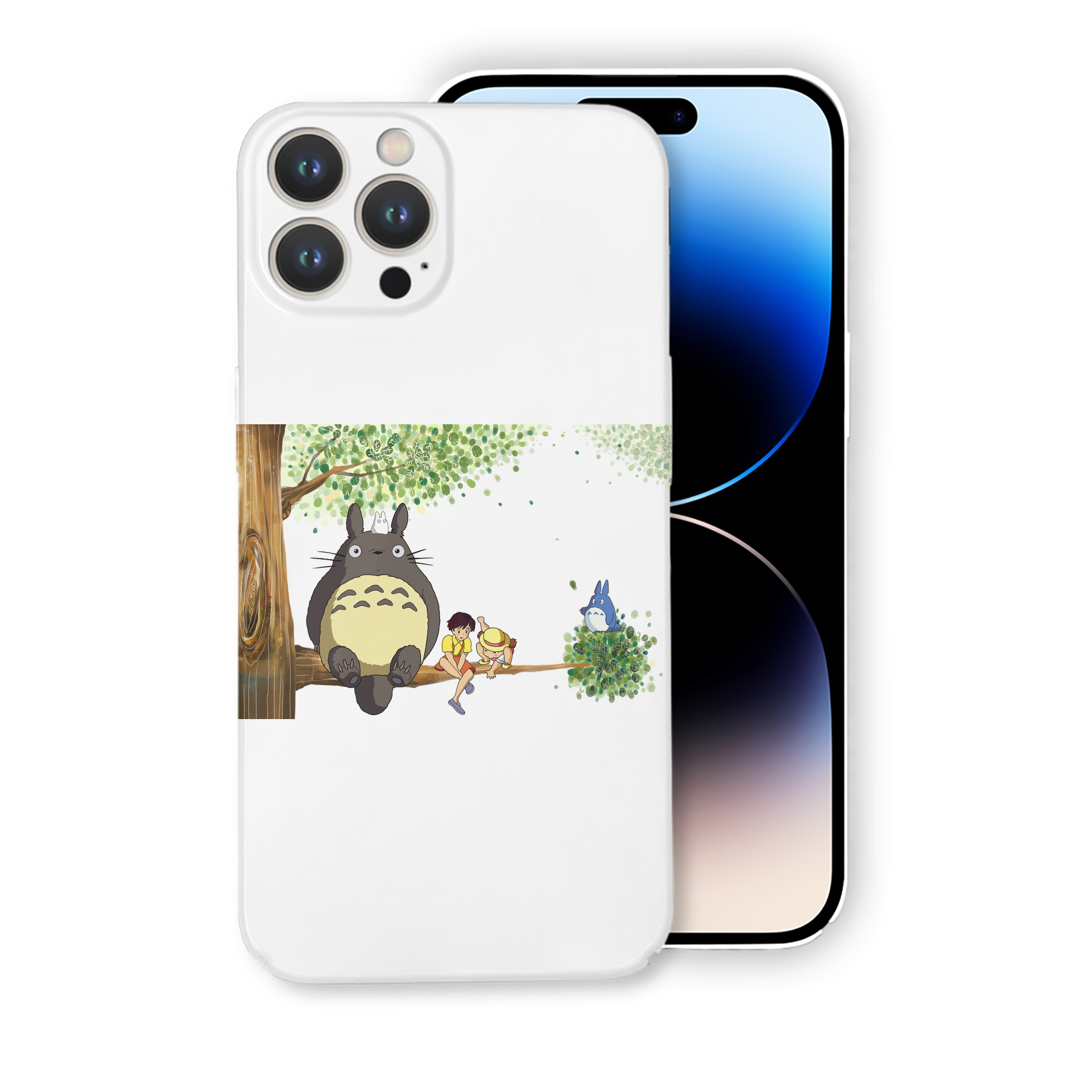（画像用） となりのトトロ 草壁メイ 草壁サツキ My Neighbor Totoro Satsuki Kusakabe Mei Kusakabe 【iPhone 14シリーズ対応】ハードケース